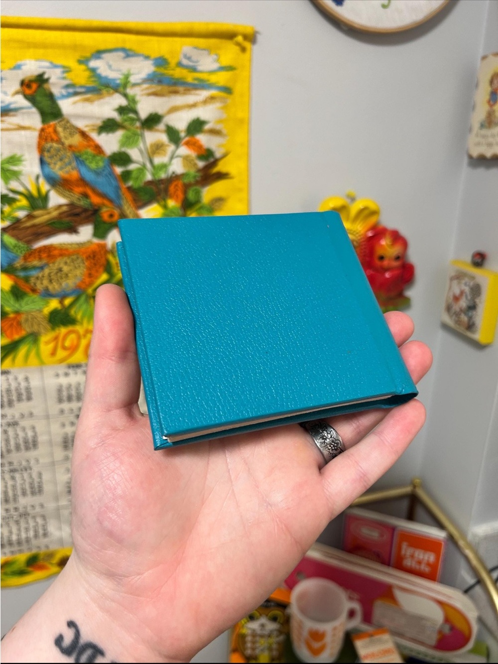 Vintage Blue and Yellow Mini Polaroid Photo Album NIB - Picture 6 of 6